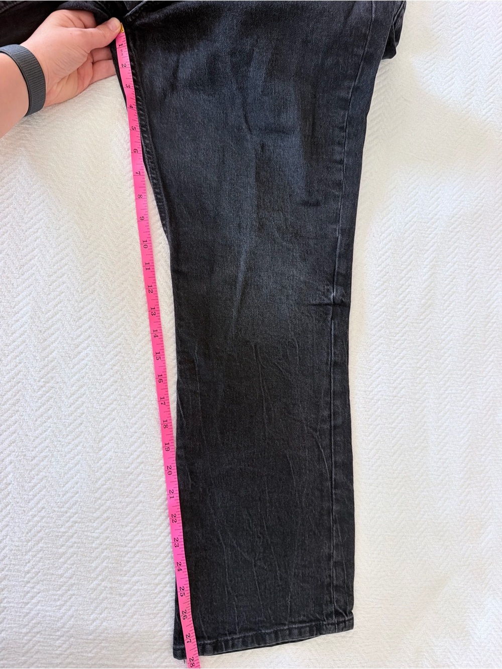 Zara Women's Black Straight Leg Jeans Size 14 - Picture 6 of 7